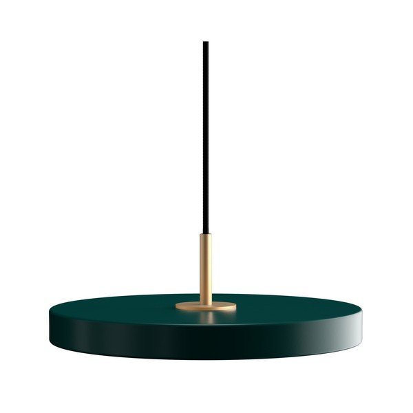 Temno zelena LED viseča svetilka s kovinskim senčnikom ø 31 cm Asteria Mini – UMAGE