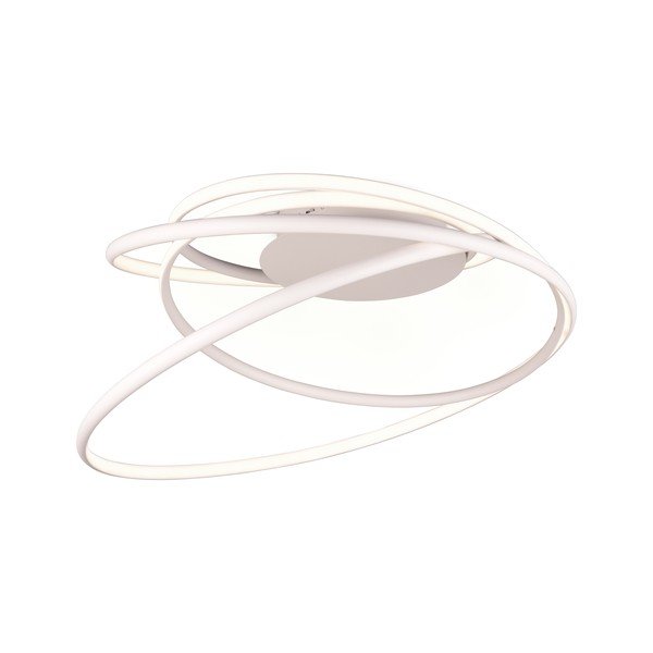 Bela LED stropna svetilka s kovinskim senčnikom Nala – Trio Select-image-1