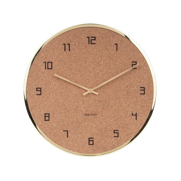 Stenska ura iz plute Karlsson Modest, ⌀ 40 cm