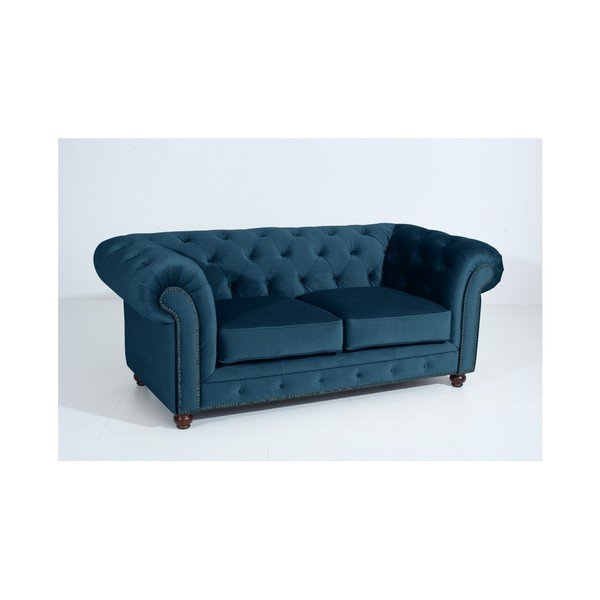 Modra zofa Max Winzer Orleans Velvet, 196 cm-image-2