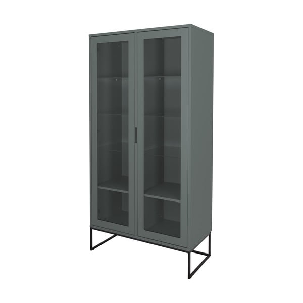 Sivo-zelena vitrina 90x178 cm Lipp - Tenzo-image-3