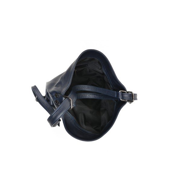 Temno modra usnjena torbica Isabella Rhea Giuseppe-image-1