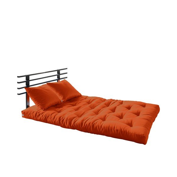 Raztegljiv kavč Karup Shin Sano Black/Orange-image-3