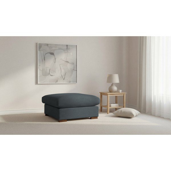 Siv tabure iz rebrastega žameta Comfy – Scandic-image-4