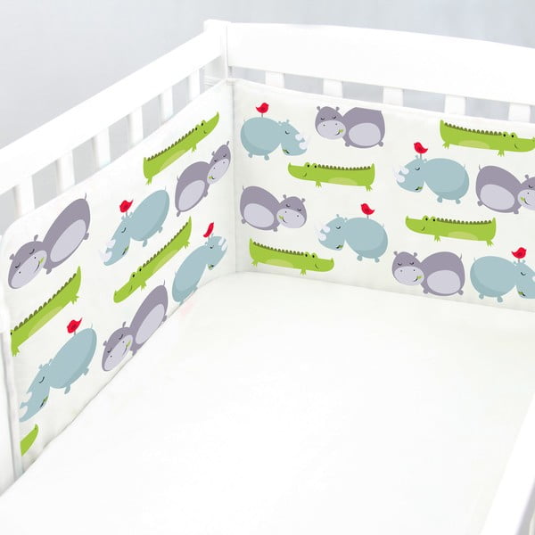 Obloga za otroško posteljico Hippo, 70x70x70 cm