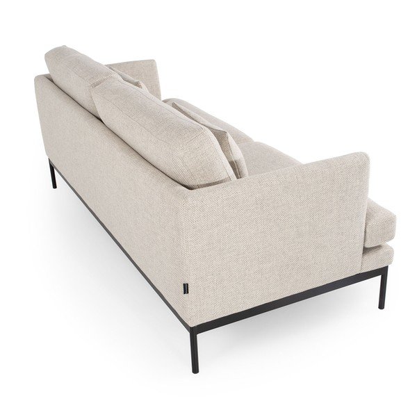 Svetlo bež sedežna garnitura Ndesign Pearl, širina 204 cm-image-3