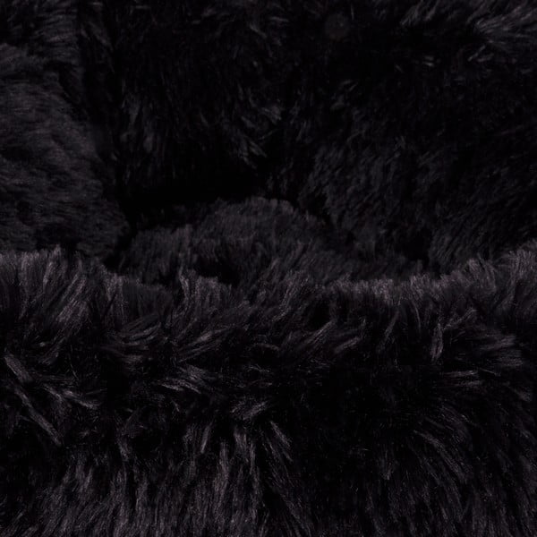 Črna postelja za pse ø 55 cm – Love Story-image-3