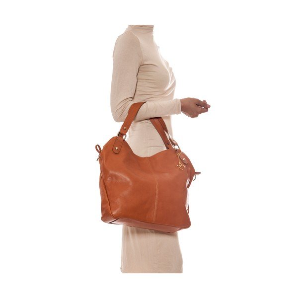 Usnjena torbica Renata Corsi 2114 Cognac-image-3