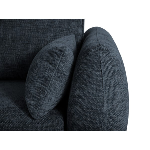 Temno modra kotna sedežna garnitura (levi kot) Matera – Cosmopolitan Design-image-1
