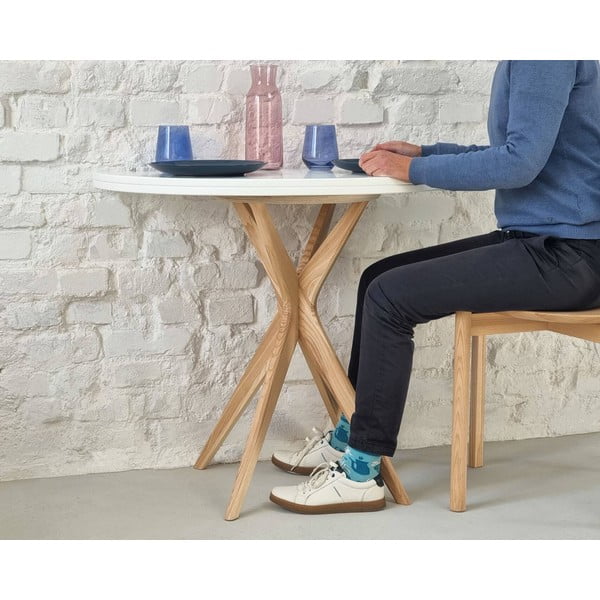 Okrogla raztegljiva jedilna miza 45x90 cm Jubi – Ragaba-image-1