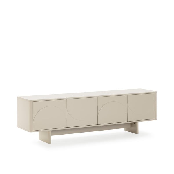 Kremno bela TV omarica 180x55x40 cm Solei – MOME-image-3