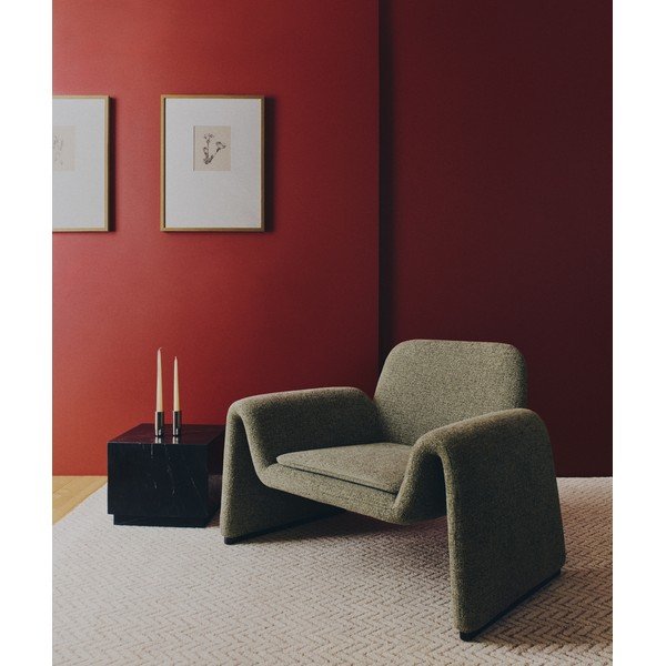 Marmorna stranska mizica 40x40 cm Sorein – Kave Home-image-1