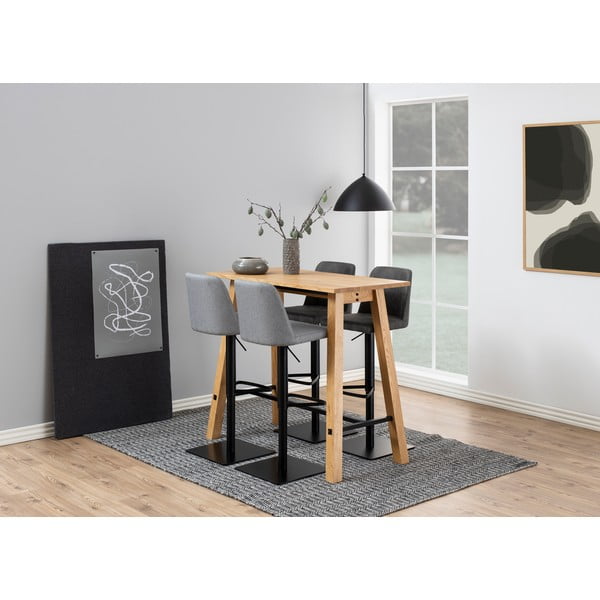 Antracitno siv barski stol z nastavljivo višino (višina sedeža 78,5 cm) Avanja – Actona-image-2