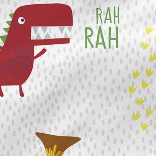 Otroška bombažna rjuha Moshi Moshi Funnysaurus, 90 x 200 cm-image-4