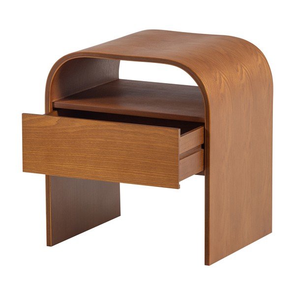 Nočna omarica s policami v naravni barvi Momo – WOOOD-image-2