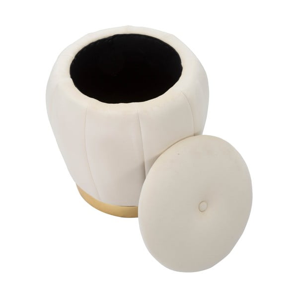 Kremno bel žameten tabure Paris – Mauro Ferretti-image-4