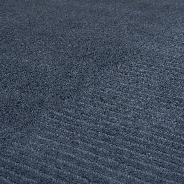 Temno modra volnena preproga Flair Rugs Siena, 80 x 150 cm-image-3