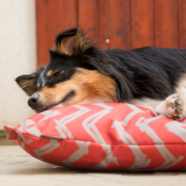 Rdeča podloga za pse 90x120 cm Outdoor Bed Barn Red L – P.L.A.Y.-image-1