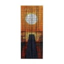 Oranžna bambusova zavesa za vrata 200x90 cm Sunset - Maximex