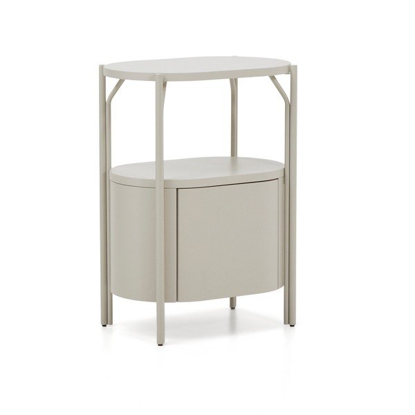 Bela omarica za pod umivalnik 60x81 cm Arely – Kave Home-image-2