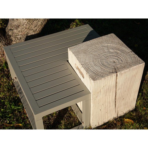Bela vrtna mizica Ezeis Ecotop, 35 x 35 cm-image-3