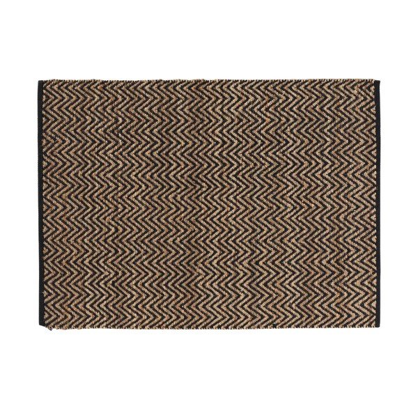 Črna/naravna preproga 120x170 cm Zigzag – douceur d'intérieur-image-4