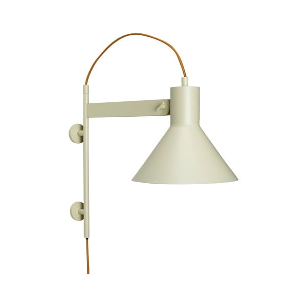 Svetlo zelena stenska svetilka Studio – Hübsch