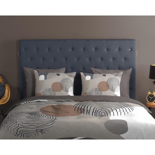 Siva enojna podaljšana bombažna posteljnina 140x220 cm Hendrik – Good Morning-image-2