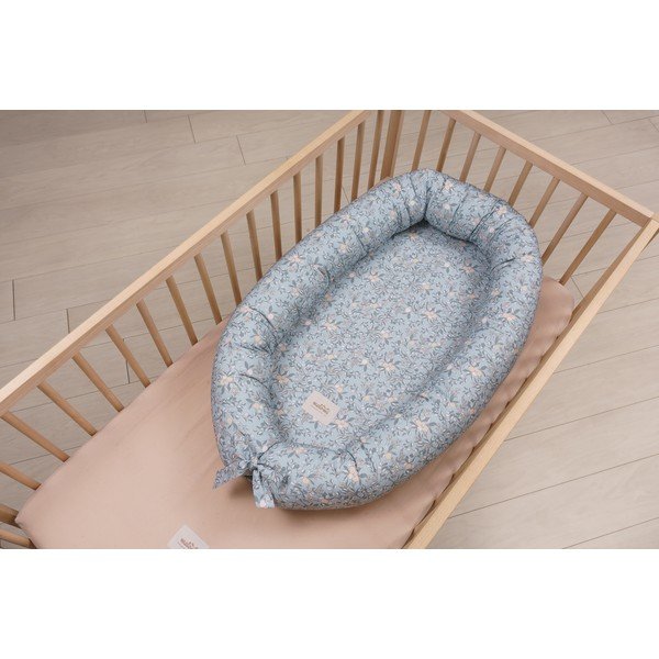 Modro gnezdo za dojenčka Apricot - Malomi Kids-image-4