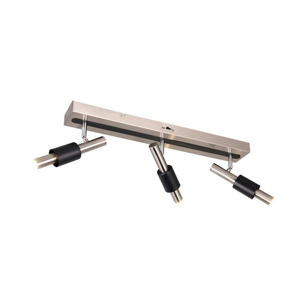 Črno-srebrno LED točkovno svetilo 20,5x63 cm Ikaris – Trio Select-image-1