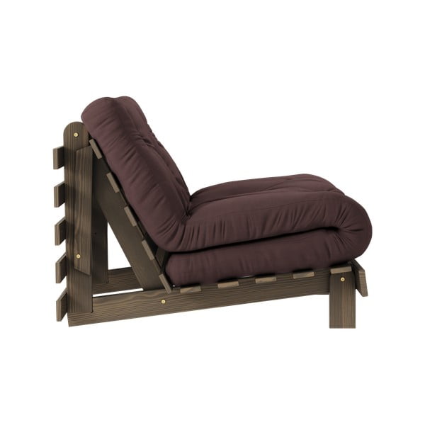 Temno rjav fotelj Roots – Karup Design-image-4