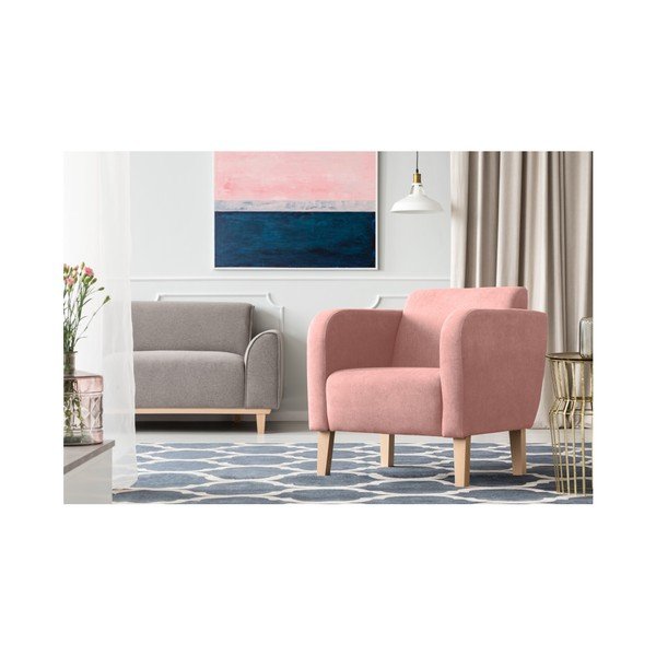 Roza fotelj Kooko Home Swing-image-1