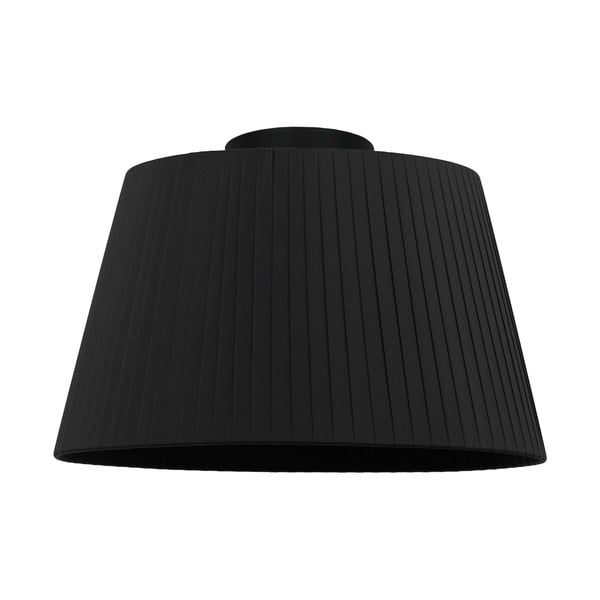 Črna stropna svetilka Sotto Luce KAMI CP, ⌀ 36 cm