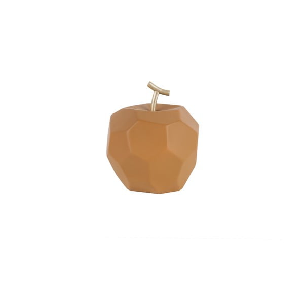 Mat karamelno rjava betonska figurica PT LIVING Origami Apple