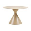 Okrogla jedilna miza s keramično ploščo ø 120 cm Annecy – House Nordic