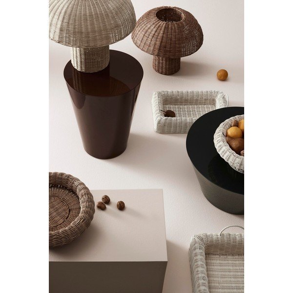 LED namizna svetilka iz ratana v naravni barvi s senčilom iz ratana (višina 40 cm) Irele – Bizzotto-image-1