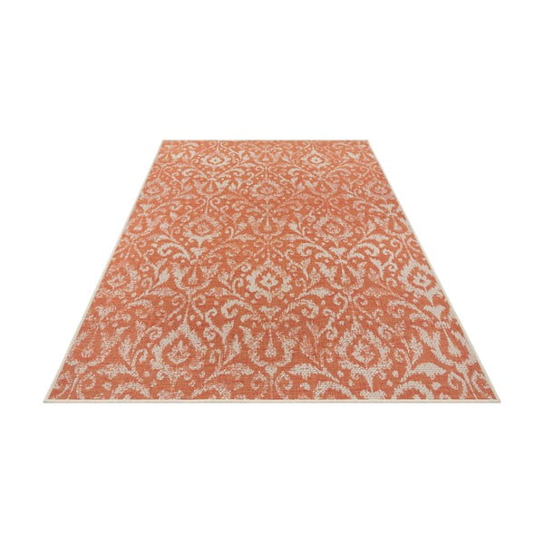 Oranžno-bež zunanja preproga NORTHRUGS Hatta, 70 x 140 cm-image-2