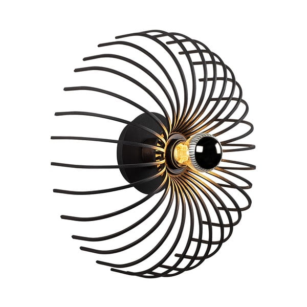 Črna stenska svetilka Opviq lights Aspendos, ø 36 cm-image-2