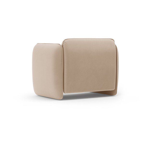 Rjav žameten fotelj Georgia – Micadoni -image-3