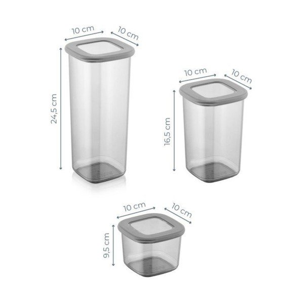 Posode za shranjevanje v kompletu 9 ks živil Fresco – Hermia-image-3