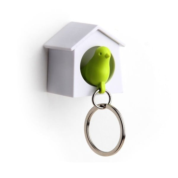 Obesek za ključe v škatli MINI, zelene barve