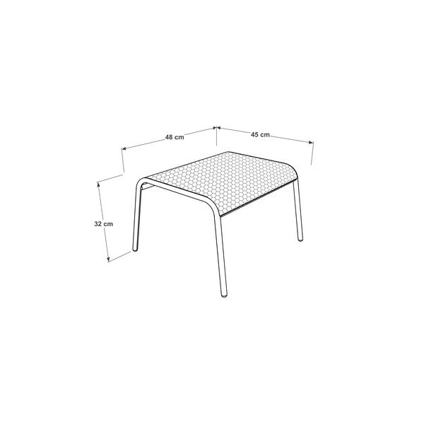 Vrtna mizica 45x48 cm Ambroise – Ezeis-image-4
