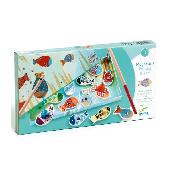 Otroška lesena igra z magnetnimi ribami Djeco-image-2