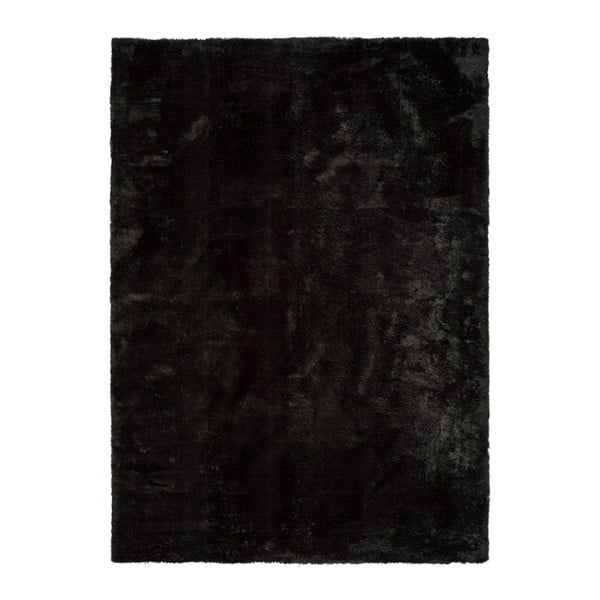 Črna preproga Universal Unic Liso Negro, 65 x 120 cm