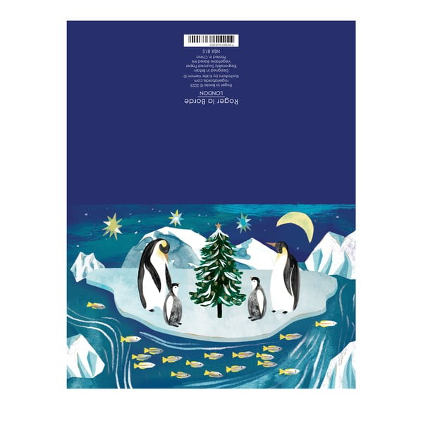 Voščilnice v kompletu 8 ks z božičnim motivom Go with the Floe  – Roger la Borde-image-1