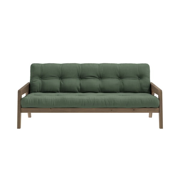 Zelen raztegljiv kavč 204 cm Grab - Karup Design