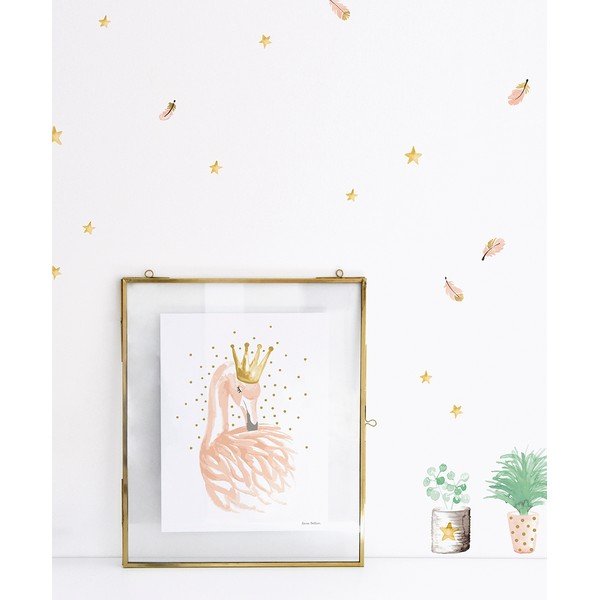 Otroške nalepke v kompletu 81 ks 30x42 cm Etoiles Dorees – Lilipinso-image-2