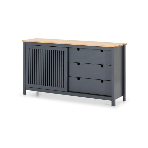 Siva lesena komoda Marckeric Bruna-image-3