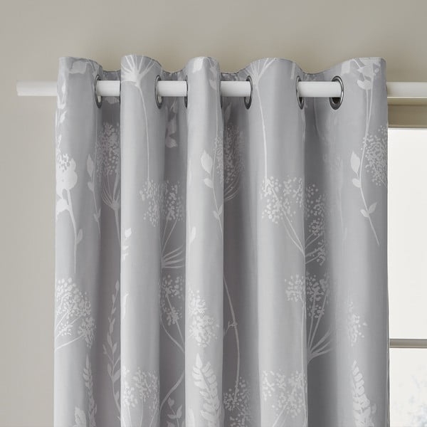Sive zavese v kompletu 2 kos 229x168 cm Meadowsweet Floral - Catherine Lansfield