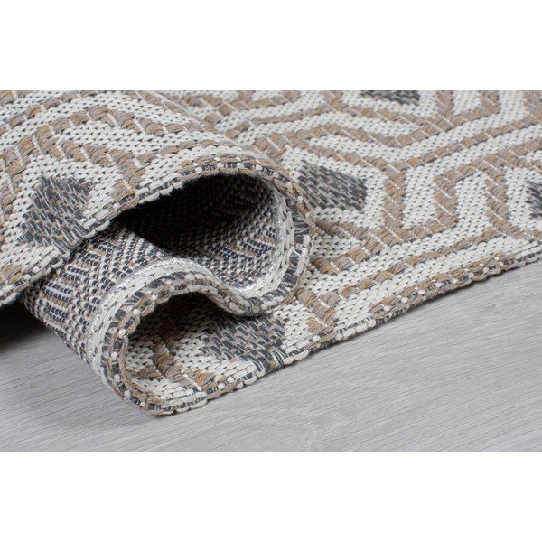 Sivo-bež bombažna preproga Flair Rugs Bombax, 114 x 170 cm-image-1